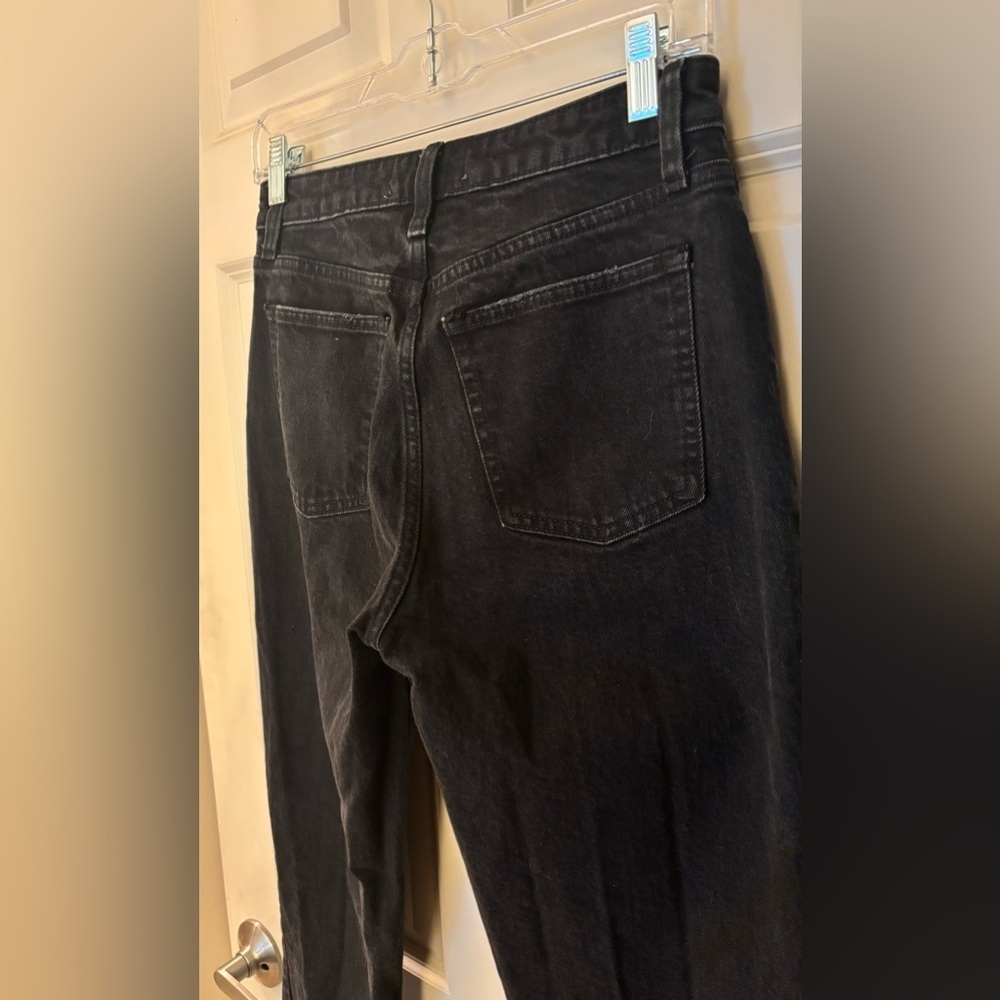 Abercrombie Curve Love High Rise Skinny in Distressed Black, Size 2/26 Long - Picture 8 of 12